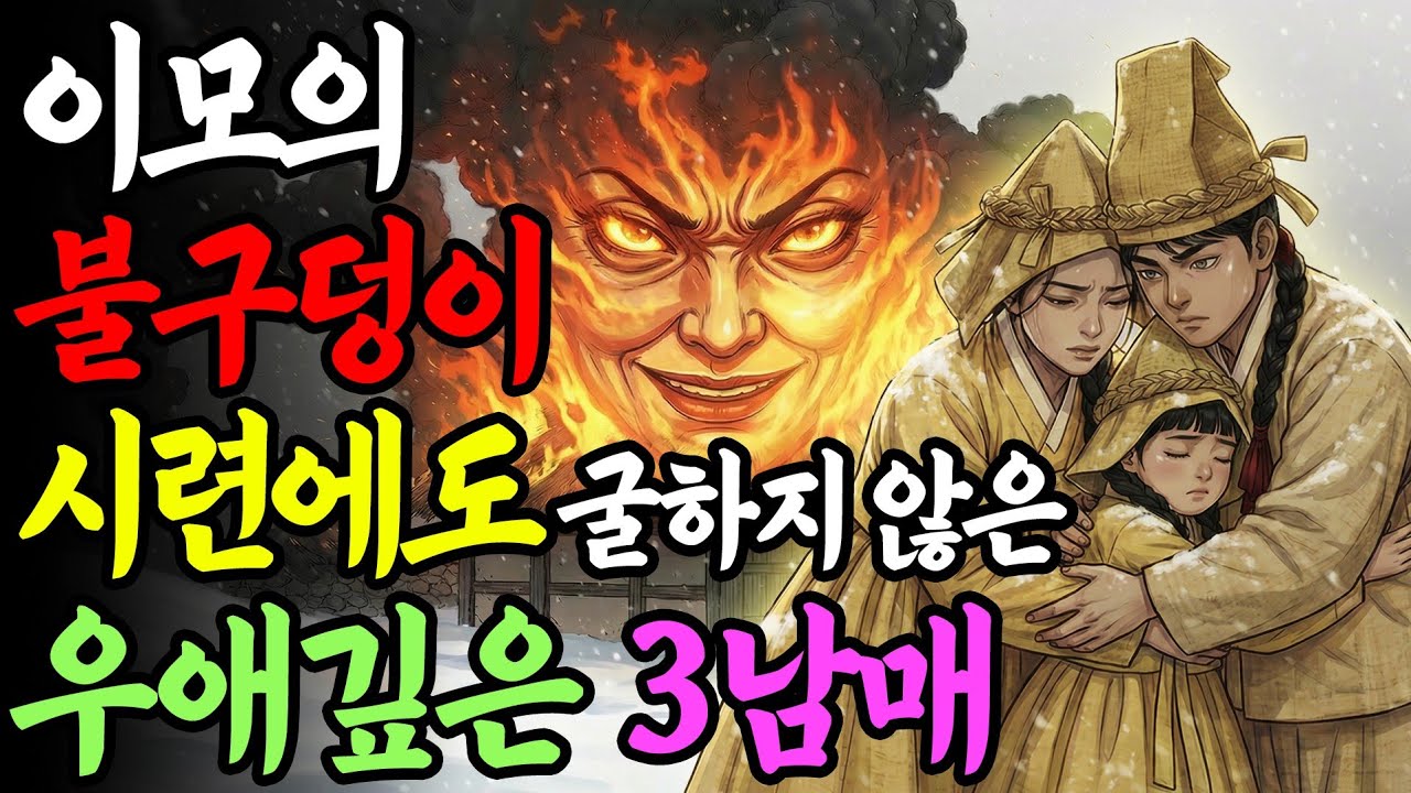개울물로 배 채우며 3년을 견딘 삼남매의 눈물겨운 우애, 잔칫날 이모를 벌벌 떨게 한 어머니의 마지막 유품 | 옛날이야기 | 야화