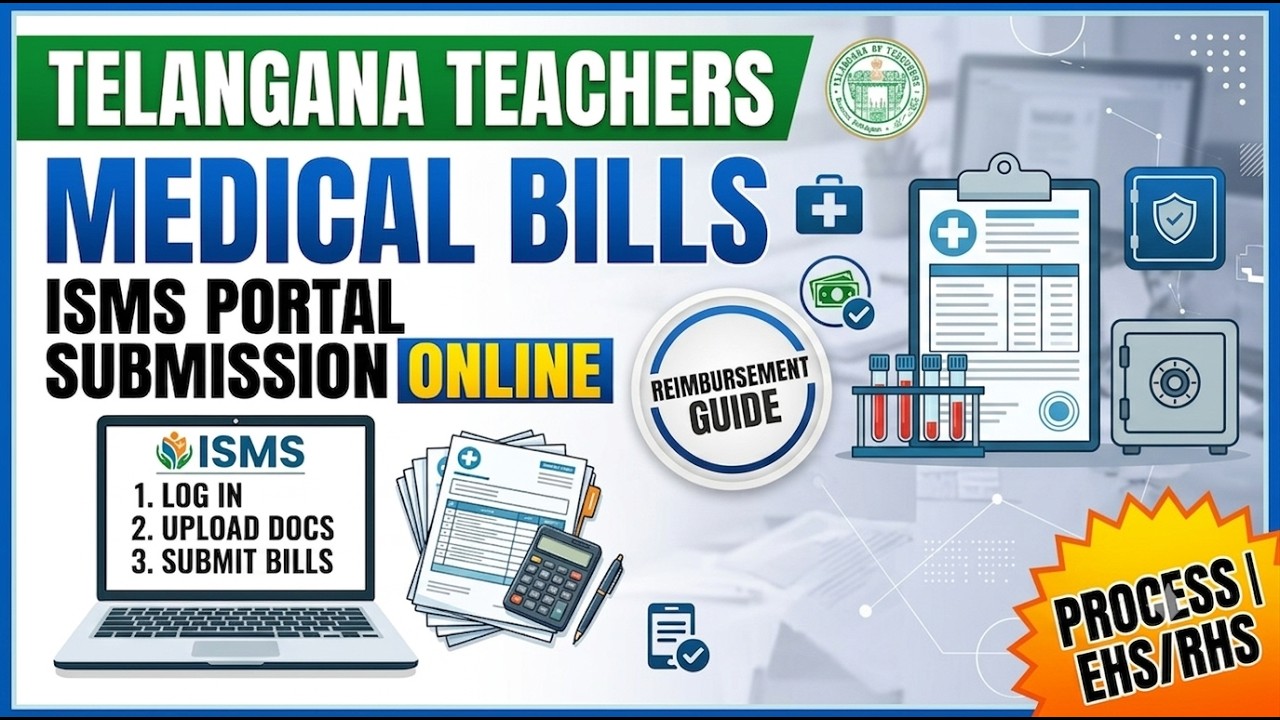 ISMS Portal Medical Reimbursement Status Track & Telangana Teachers Medical Reimbursement Online