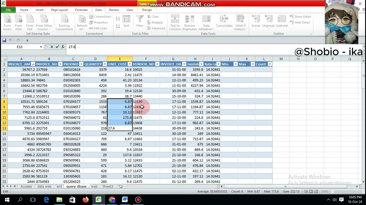 Validasi Data Excel