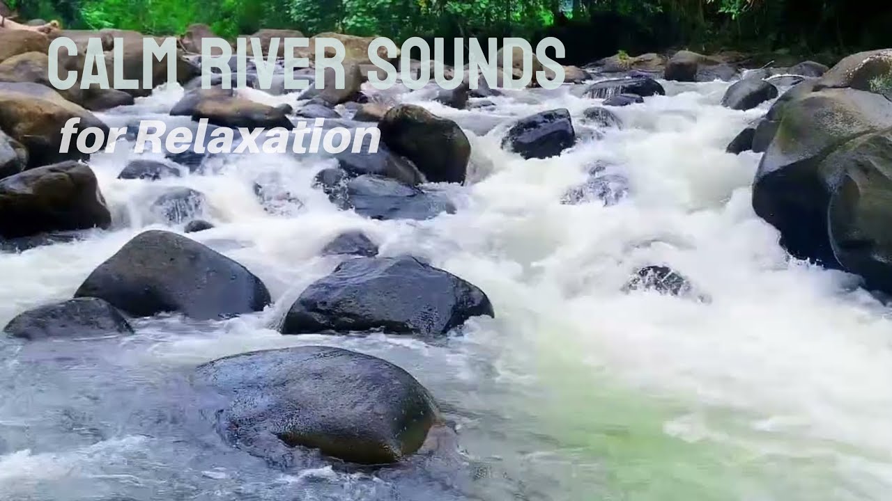 Peaceful Clear River Flow | Original Natural Sound for Sleeping