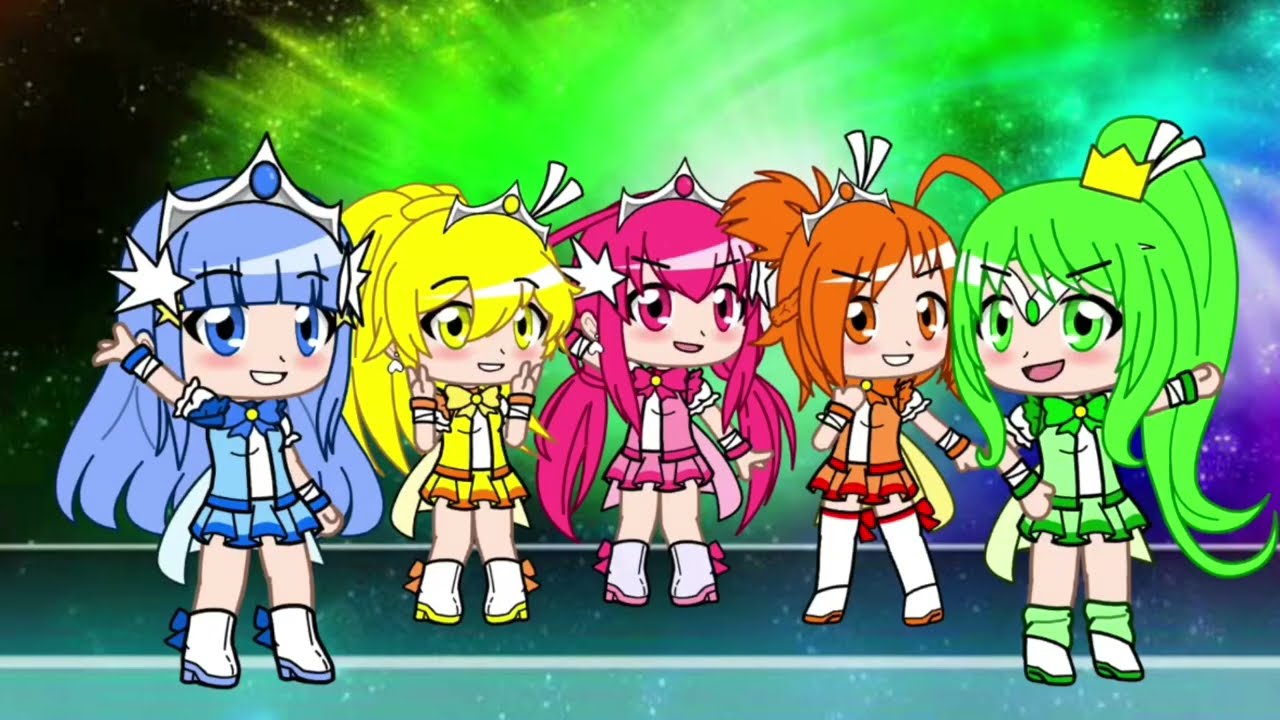 Smile Pretty Cure | Group Transformation In Gacha Club