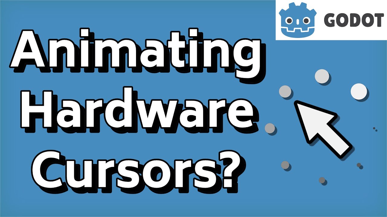 Animating a hardware cursor in Godot - An experiment