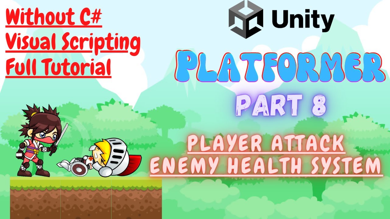 Part 7 | Player Attack | Enemy dead | Unity | Visual Scripting