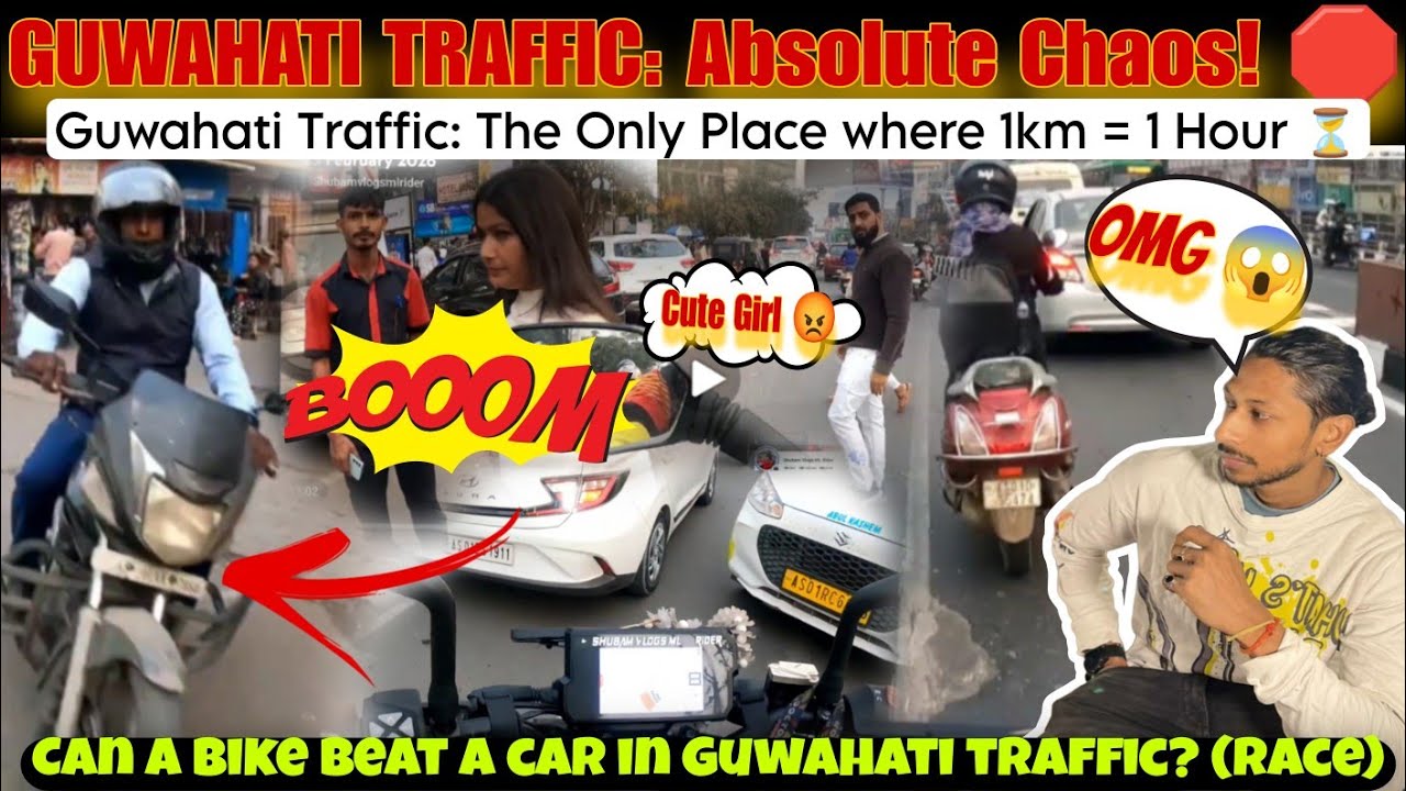 Why does Guwahati traffic feel like a Warzone? ⚔️ || Guwahati Traffic vs. My Patience: Who wins?