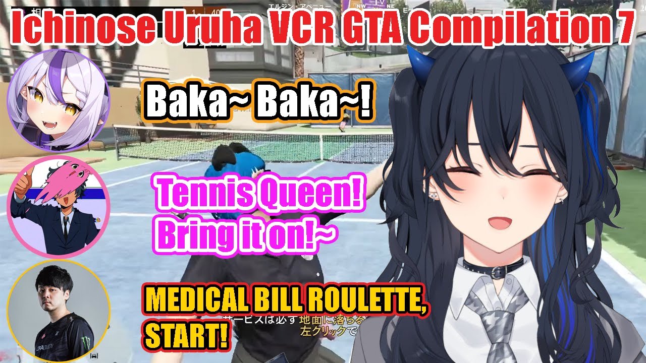 【VCR GTA】Uruha slacking during police duty again【ENG SUB/VSPO!/Ichinose Uruha】