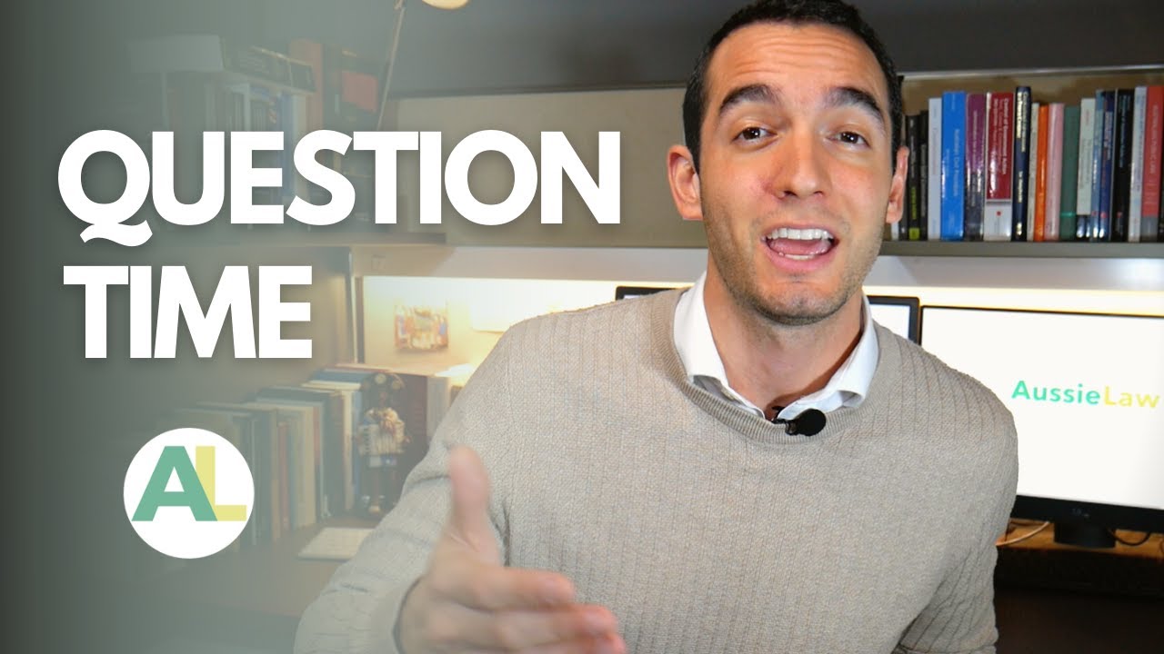 Question Time and Dorothy Dixers in Australia | AUSSIE LAW