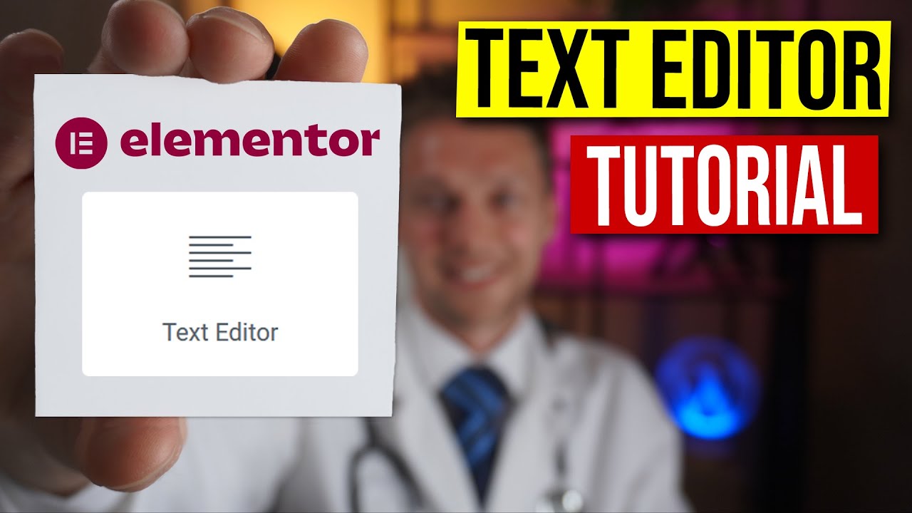 Учебное пособие по Elementor виджета текстового редактора 2022