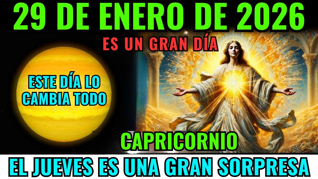 Capricornio ♑ 29 de enero de 2026 — Por qué todo empieza a funcionar a tu favor ahora 🐐