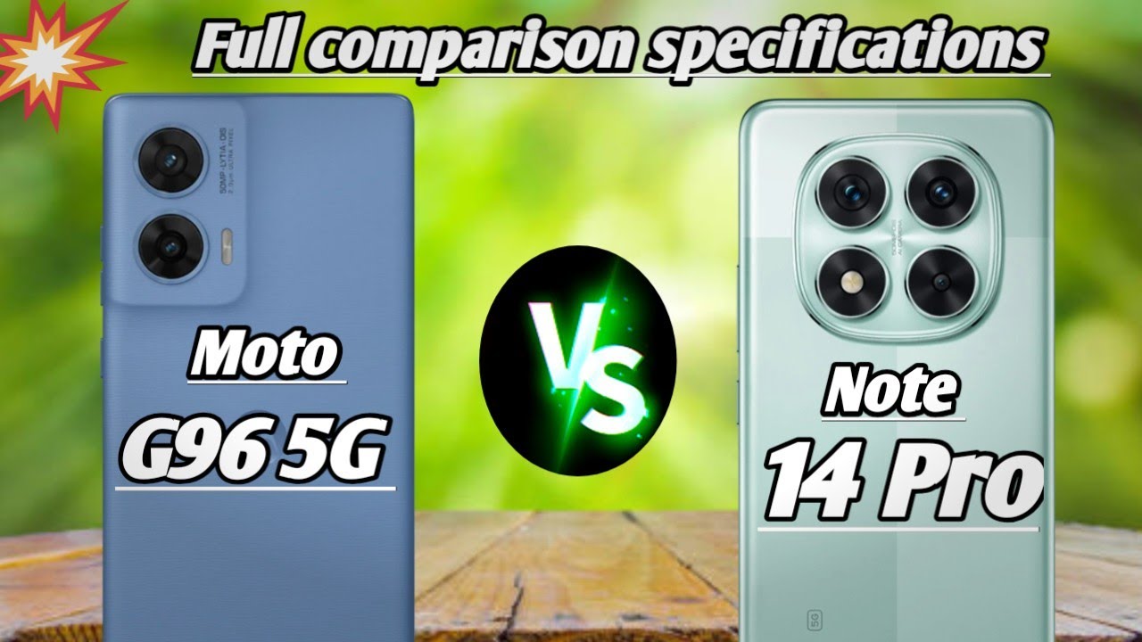 Moto G96 5G vs Redmi note 14 pro || Full comparison 🤔❓ Specification 🔥