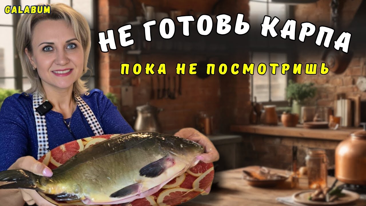 Перед тем как Готовить Карпа — ОБЯЗАТЕЛЬНО посмотрите это видео. @GALABUM