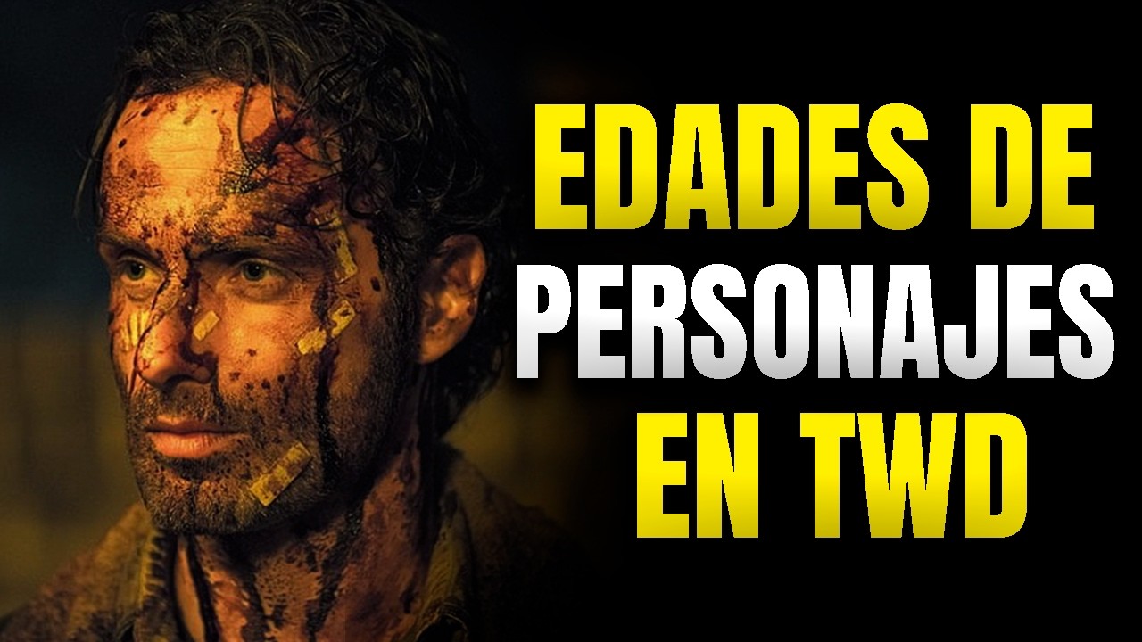 ¿Cuántos años tenían Rick, Shane, Negan, Daryl y los demás en The Walking Dead?