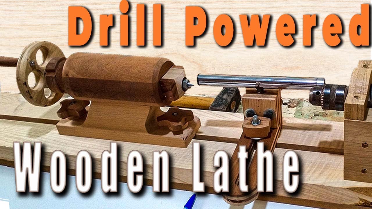 Wooden Wonder! Create Your Own LATHE MACHINE at Home