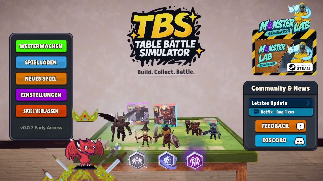 Table Battle Simulator | Bauen wir uns ein Läden auf