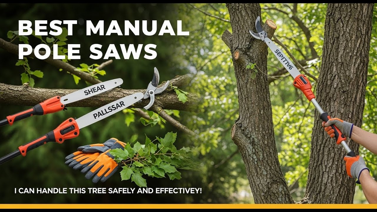 TOP 5 Best Manual Pole Saws For Tree Pruning 2026 | He Ultimate Manual Pole Saws For Effortless