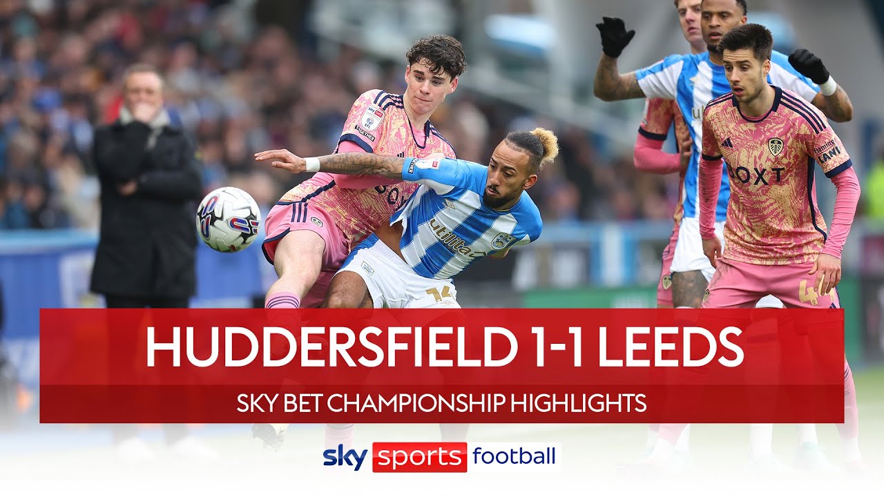 10-player Terriers END Leeds&rsquo; 100% start to 2024! | Huddersfield 1-1 Leeds | Championship Highlights