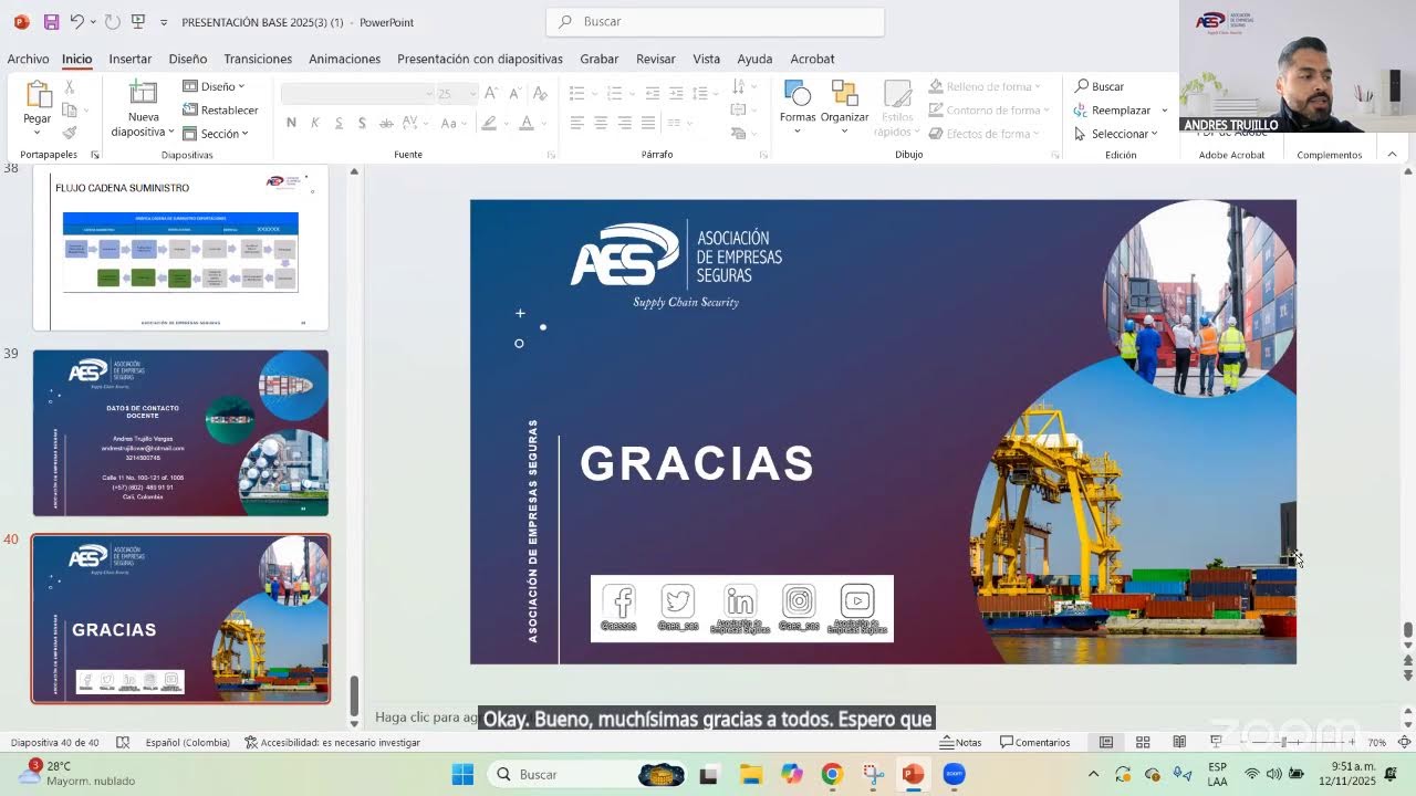WEBINAR CICLO 2 SENSIBILIZACIÓN OEA / C-TPAT / SISTEMAS DE GESTIÓN