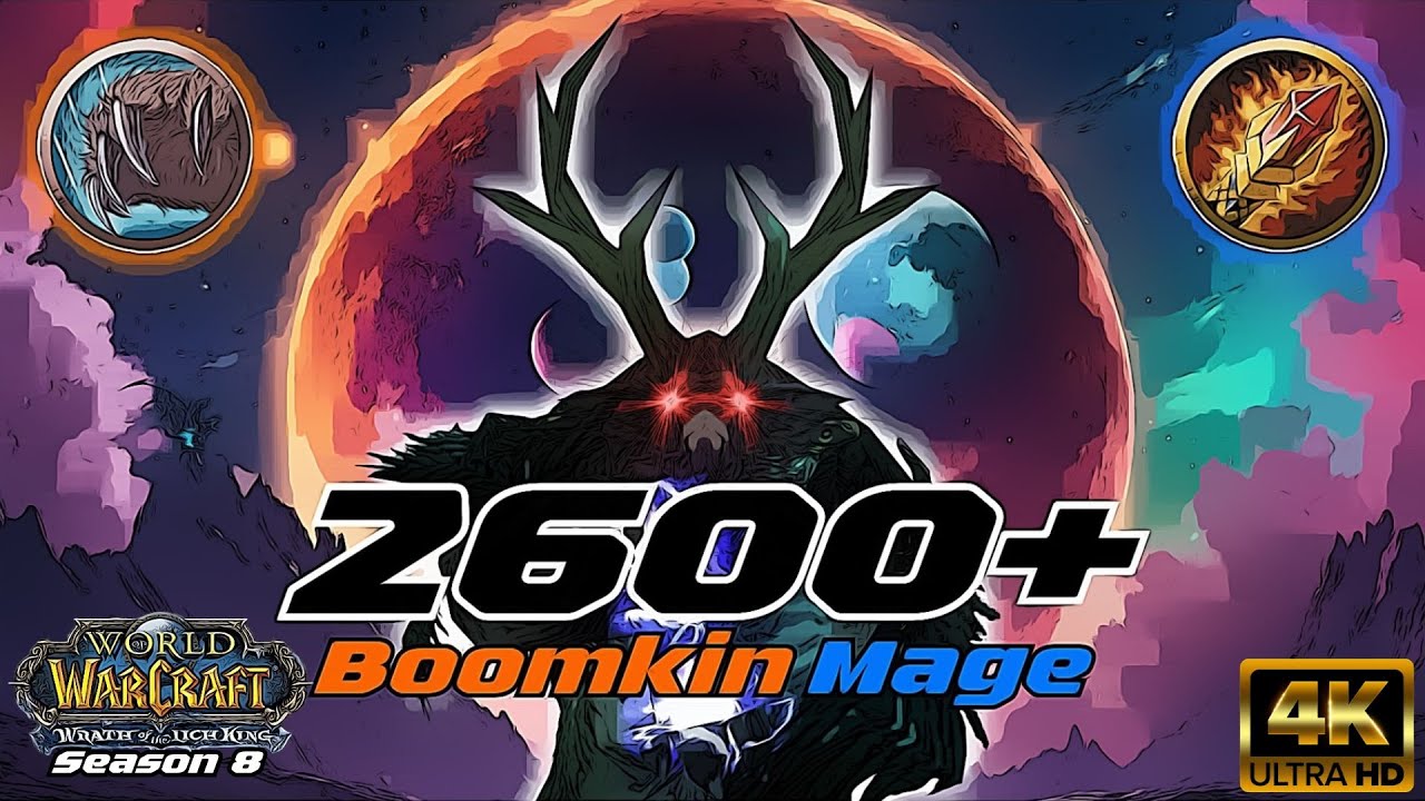 2600+ Gladiator Moonkin Mage 2v2 Arena | Season 8 | Wotlk Classic