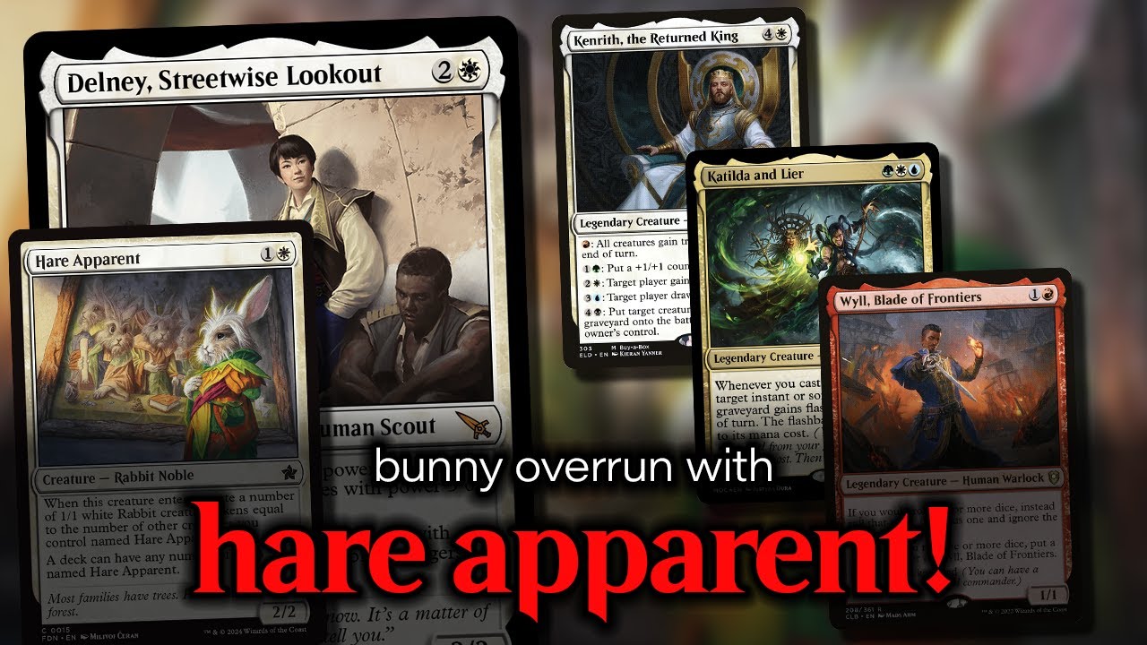 Delney Hare Apparent vs Kenrith vs Katlida & Lier vs Wyll | MTG Foundations CMDR Game
