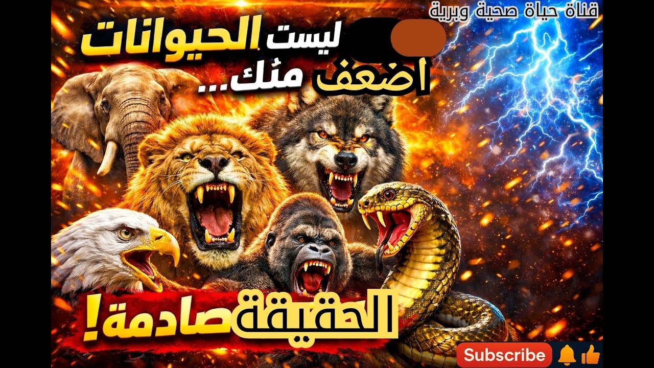 الحيوانات ليست أضعف منك… الحقيقة صادمة😱