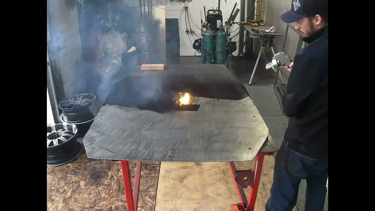 Removing powder coat from UTV roof, Laser rust removal cleaning.