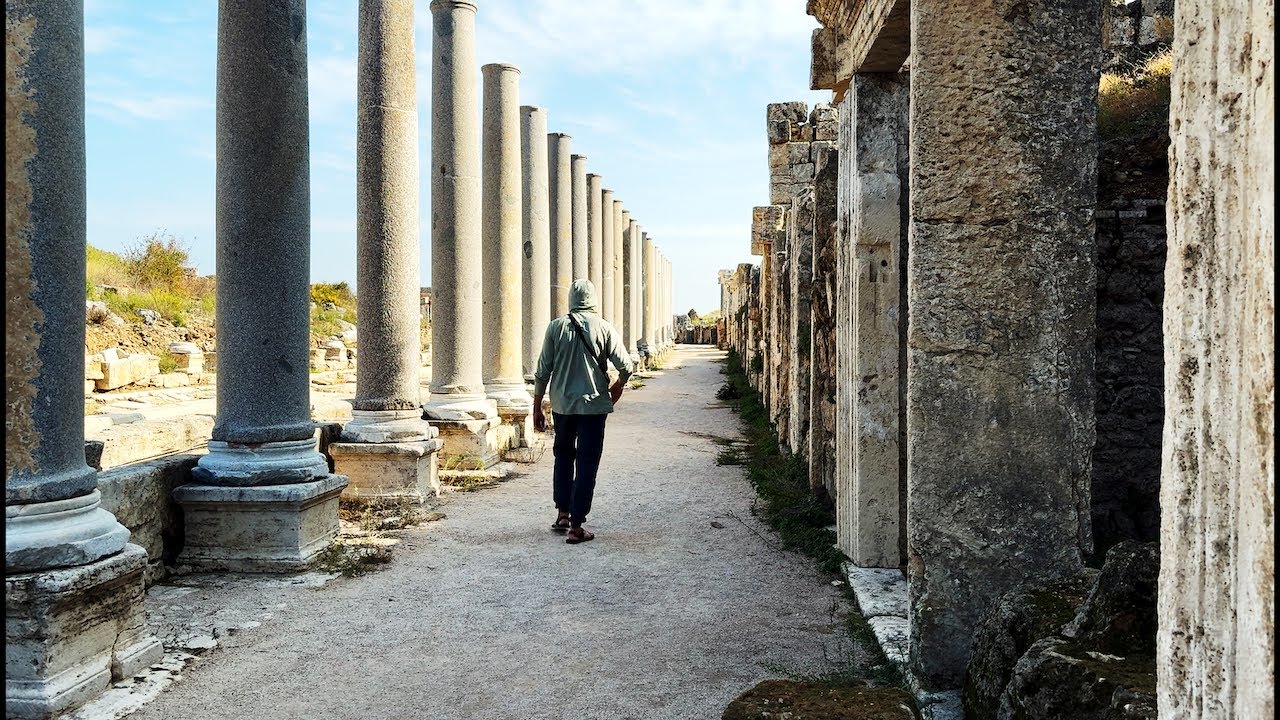 Ancient City Perge | Trying Turkish Coffee