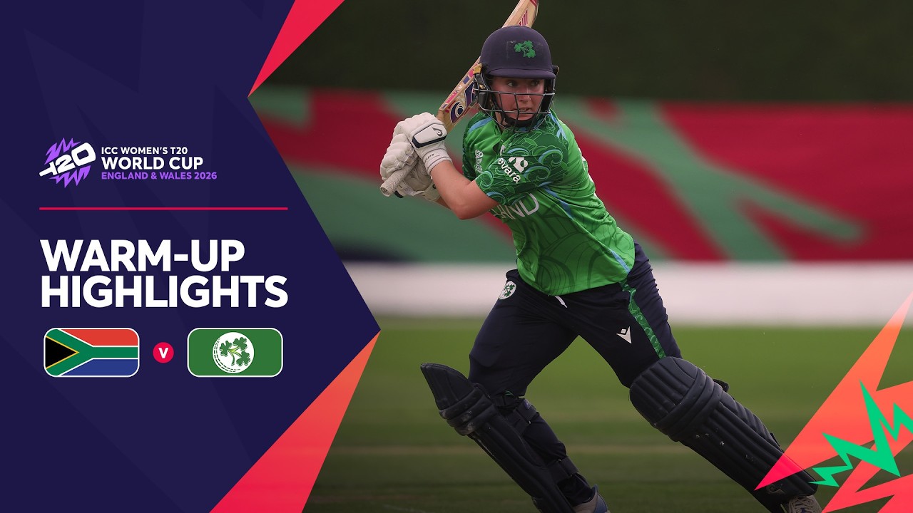 South Africa overcome Ireland fight | Match Highlights | Women's T20WC 2026 warm-ups