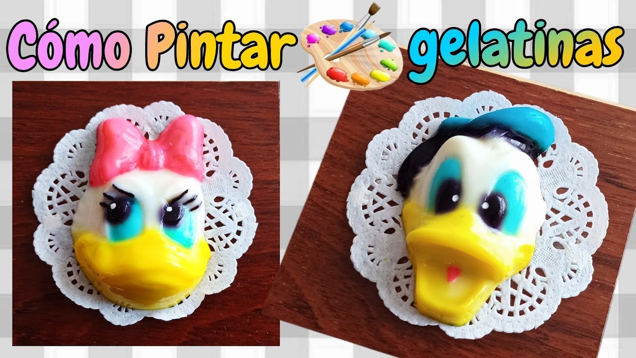 Cómo pintar gelatinas