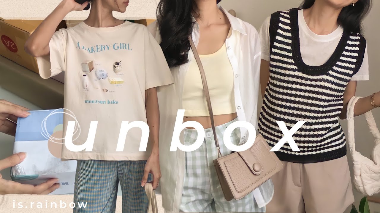 UNBOX EP5📦🏷แกะกล่องช้อปออนไลน์ เห่อเสื้อผ้า shopee IG เริ่มต้น49บาท เครื่องนอน ของแต่งบ้านครบ🧶