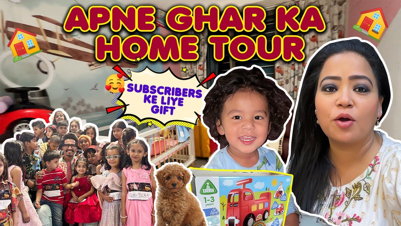 Apne Ghar Ka Home Tour 🏠 | Bharti Singh | Haarsh Limbachiyaa | Golla