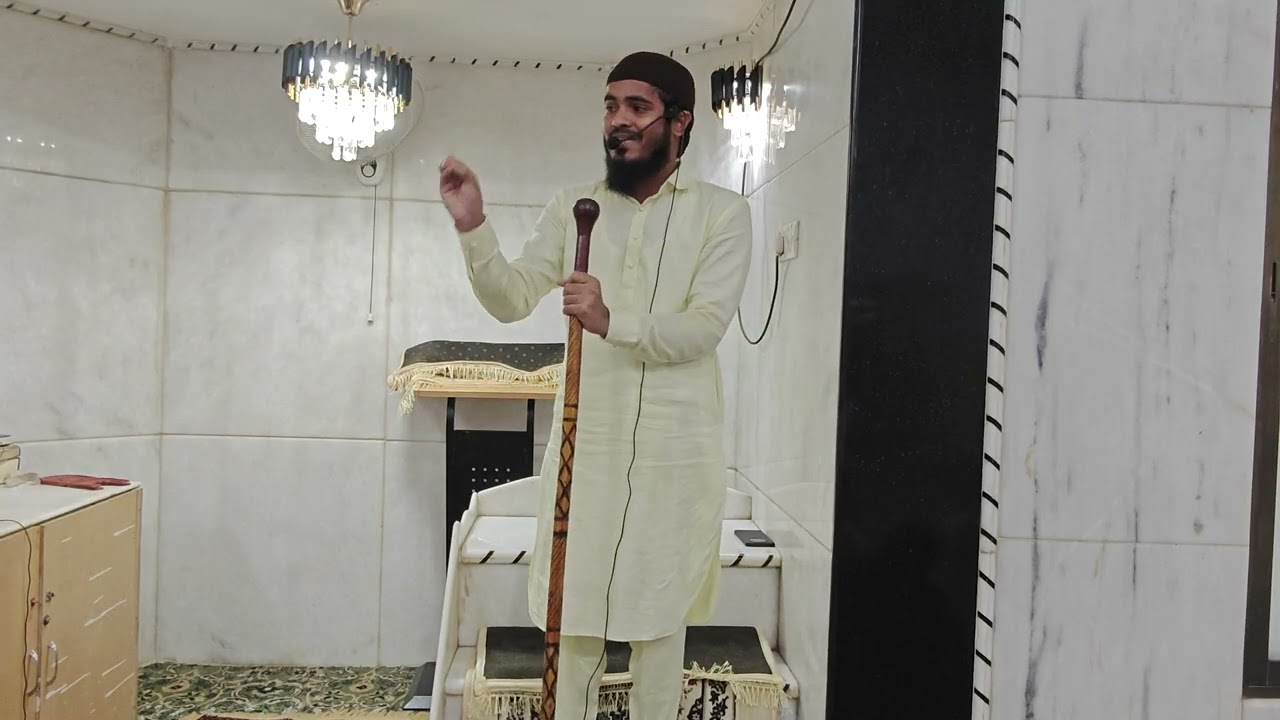 AAJ MUSALMAN ZALEEL AUR RUSWAA KYU ?.SHAYKH MOHAMMAD AMIR SANABILI.JUMMAH KHUTBAH .BADLAPUR GAON