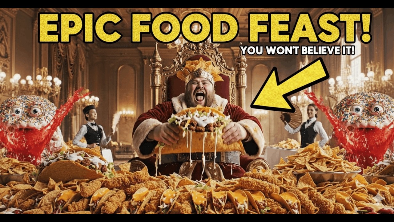 The Brainrot Royal Junk Food Feast Was a DISASTER 👑🔥
