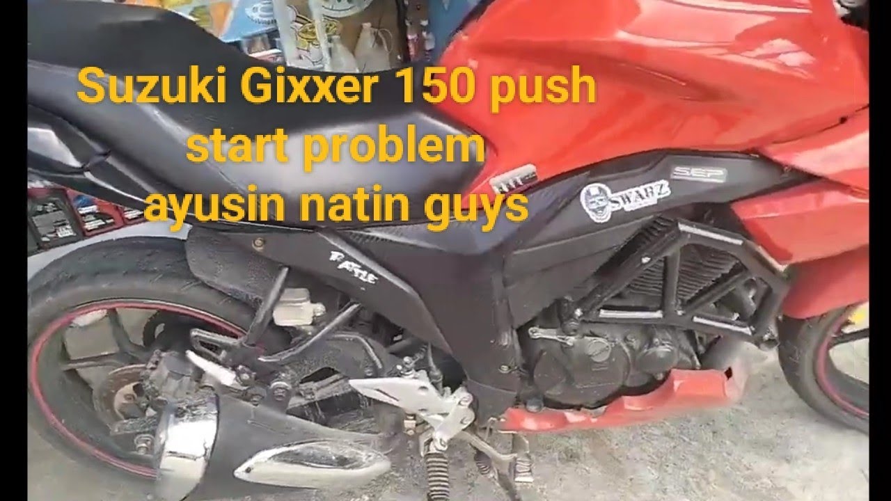 Push starter problem ng Suzuki Gixxer 150 i solve natin mga Guys samahan.