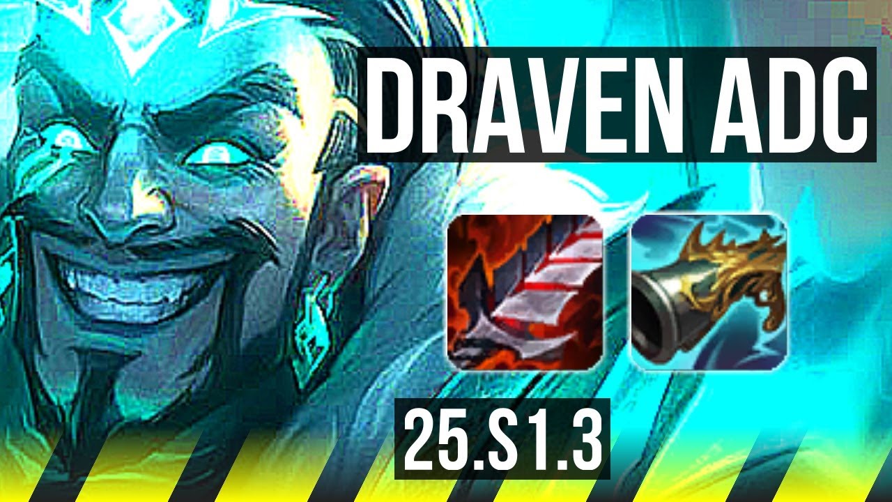 DRAVEN & Blitzcrank vs VARUS & Nami (ADC) | KR Master | 25.S1.3