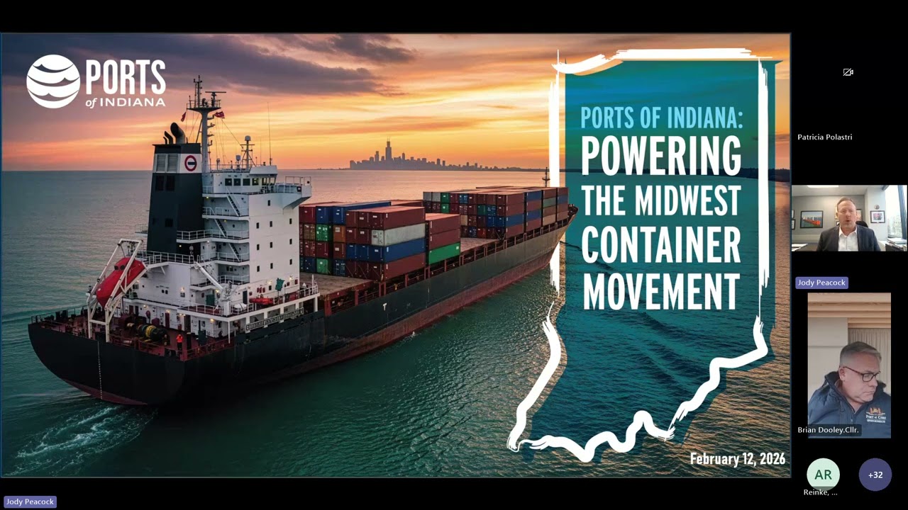 Export Lunch & Learn Webinar Maiden Voyage of Indiana Containerized Exports to Europe 20260212