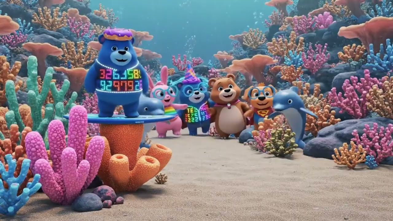 Under the Sea We Go 🐠🌊🎶 | Fun Kids Song for Toddlers | Learn Sea Animals & Ocean Fun