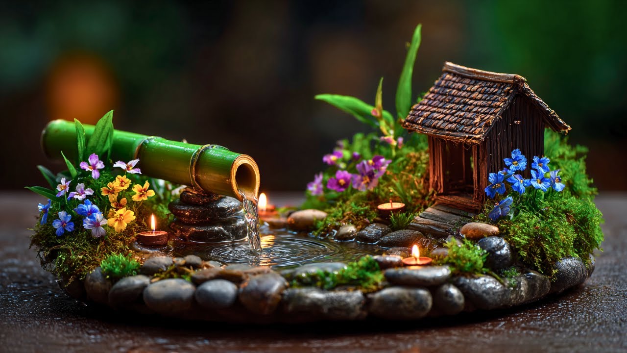 Relaxing Music + Peaceful Water Sounds 🌿 Insomnia Relief, Calm Anxiety & Deep Relaxation