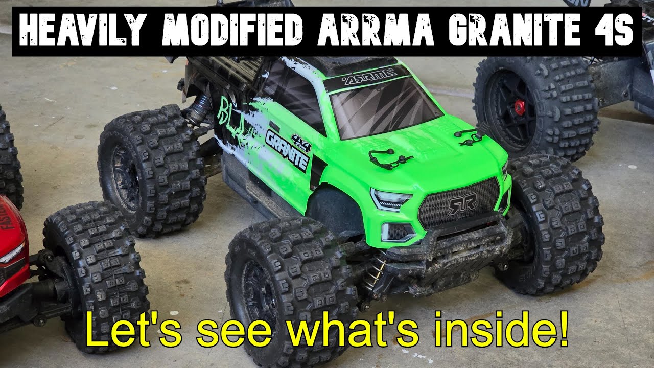 Значительно модернизированный Arrma Granite 4s | Подробное описание сборки