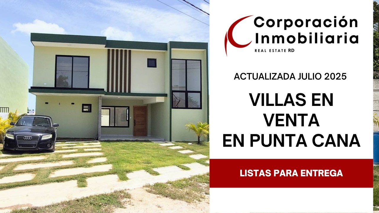 Villa Moderna de 3 Habitaciones en Venta – Residencial Bávaro Punta Cana