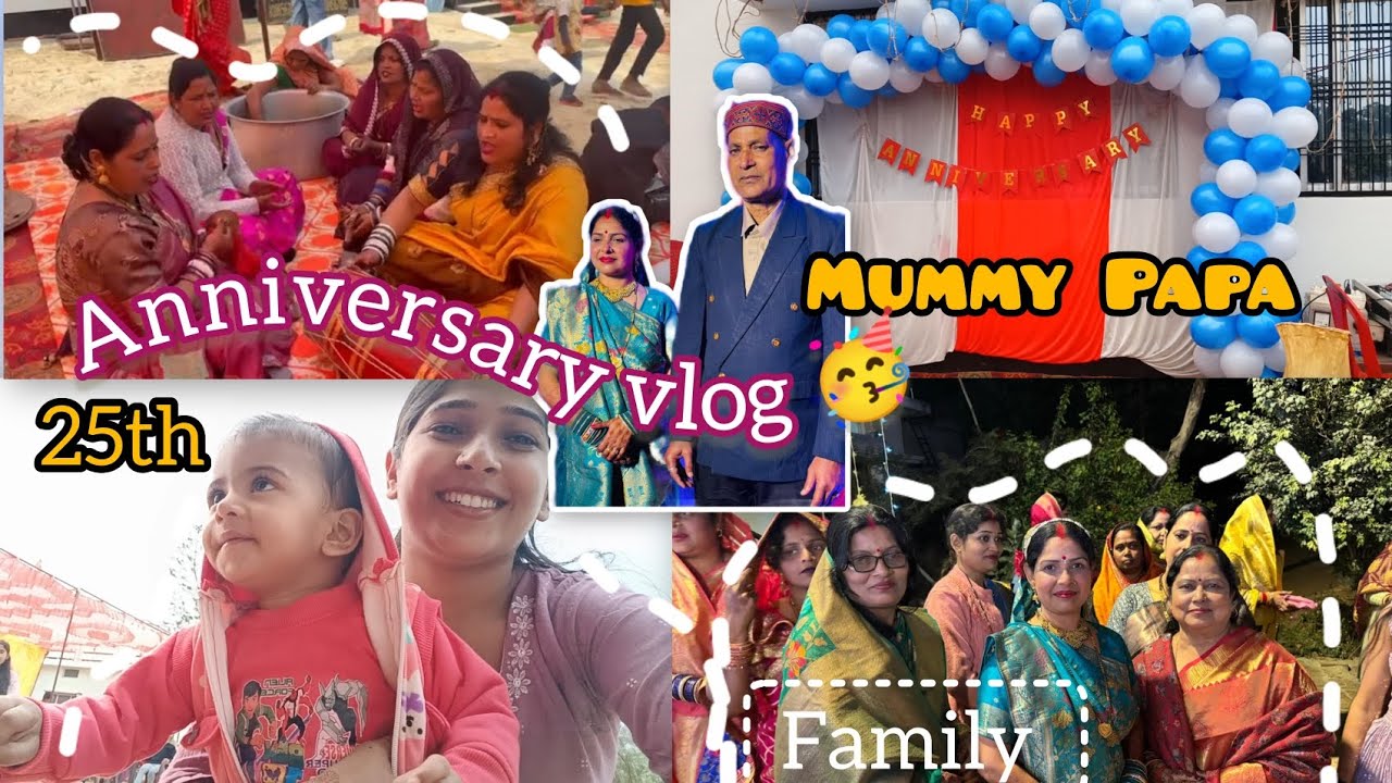 Anniversary vlog 🥳+fun+family ❤️
