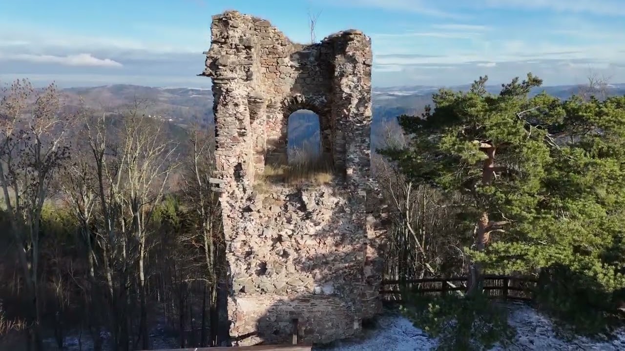 rozhledna Kopaninka a zřícenina Zubštejn