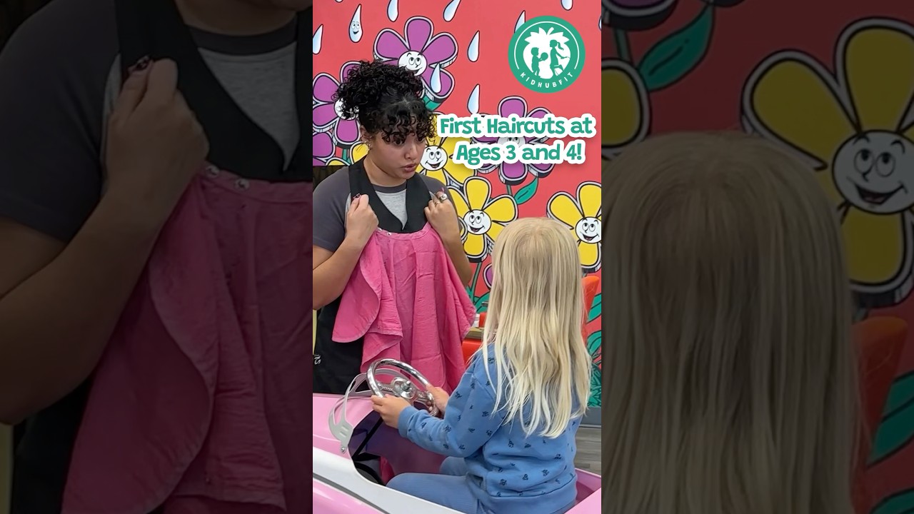 NEW Kids Haircut Video!✂️Aurie & Zane&rsquo;s FIRST Professional Haircut! Watch full video ​⁠@HappyHubbards