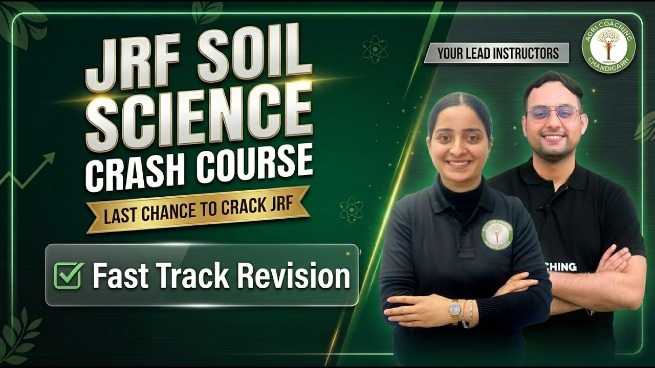 || JRF Soil Science | Crash Course 2026 ||
