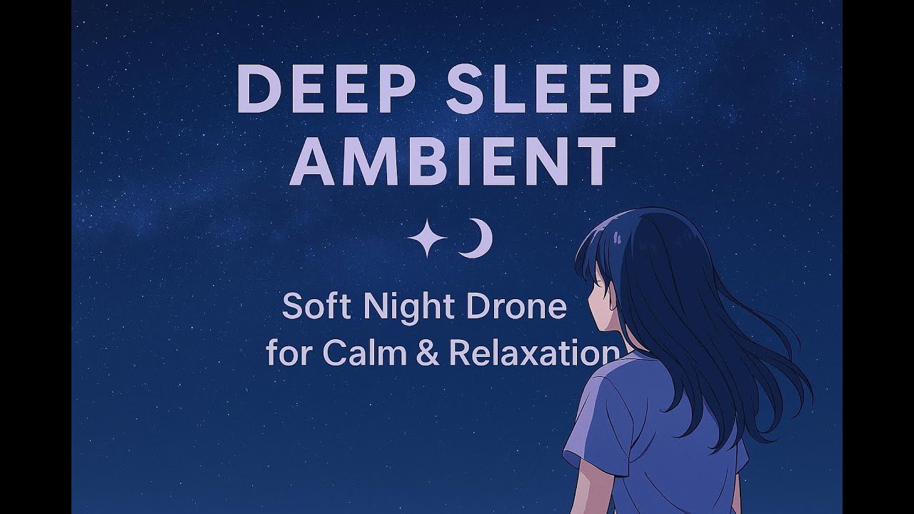 Deep Sleep Ambient 🌌 Anime Night Sky | 5s Loop for Calm, Relax & Fall Asleep