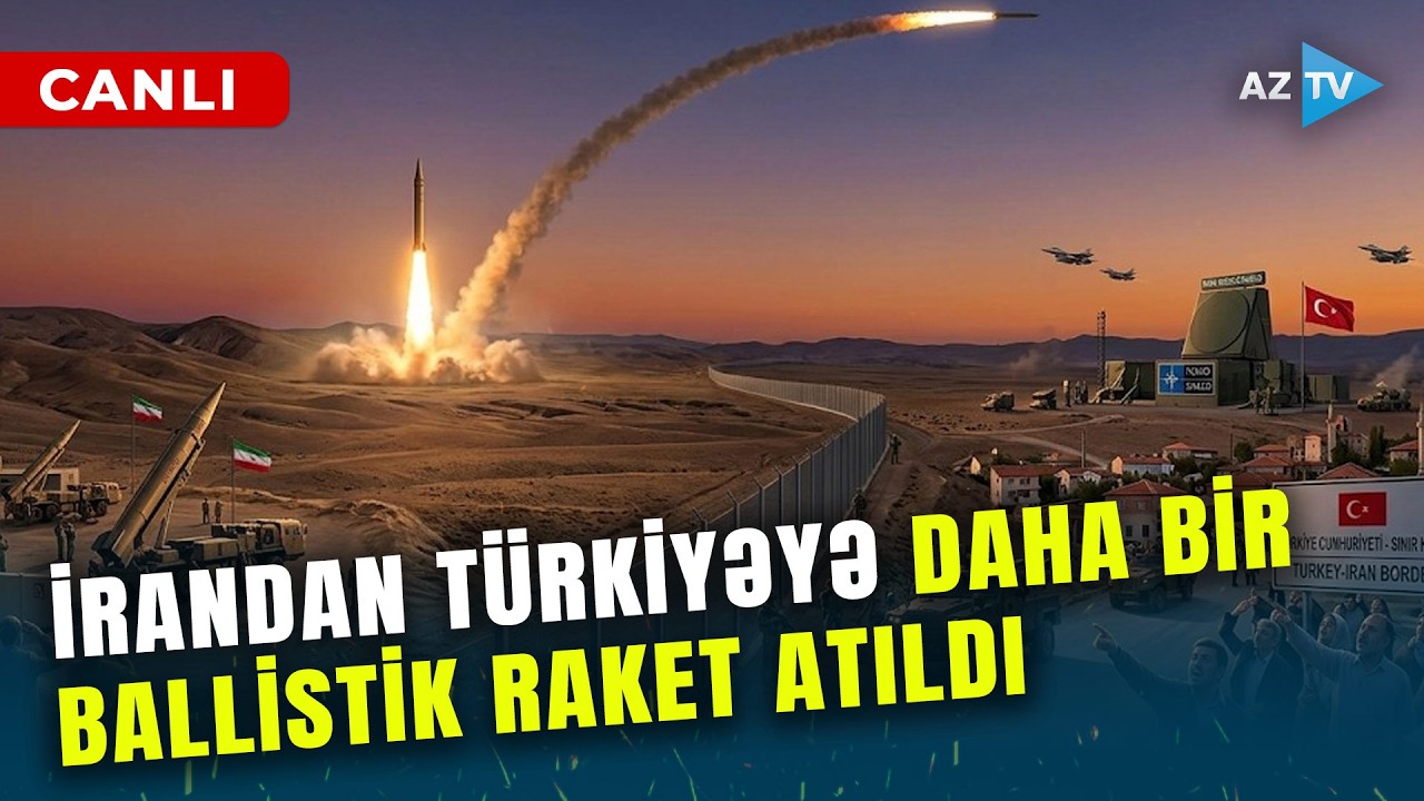 TƏCİLİ! İranın daha bir BALLİSTİK RAKETİ T&uuml;rkiyə istiqamətində hərəkətə ke&ccedil;di: HMM sistemi işə d&uuml;şd&uuml;