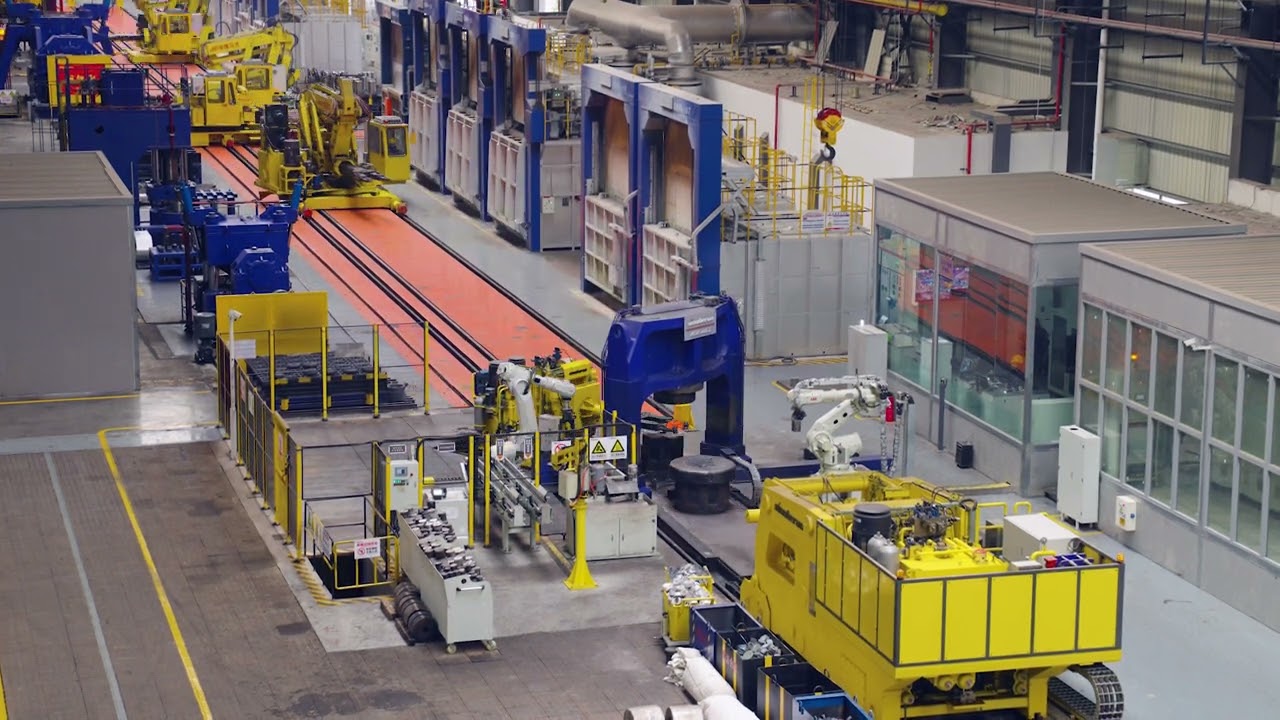 World's Most Automated Ring Forging Production Line by FF-ENG subtitle
