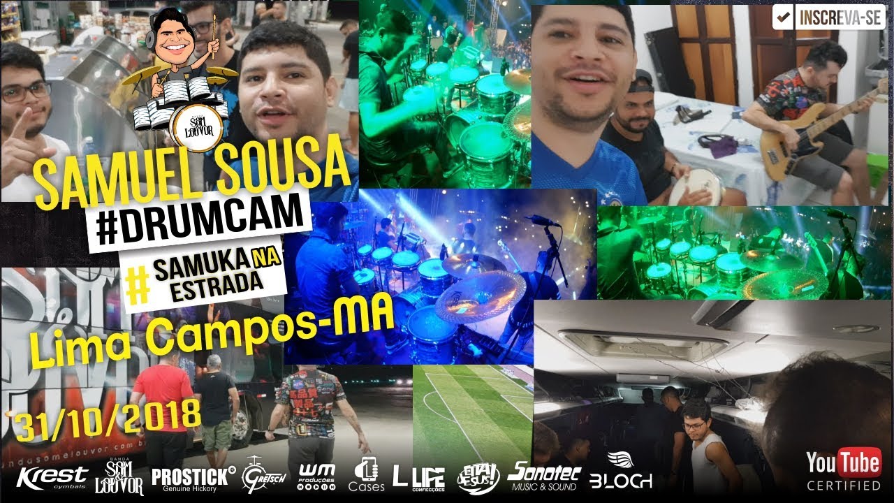 #SamukaNaEstrada #DrumCam em Lima Campos-MA 31/10/18