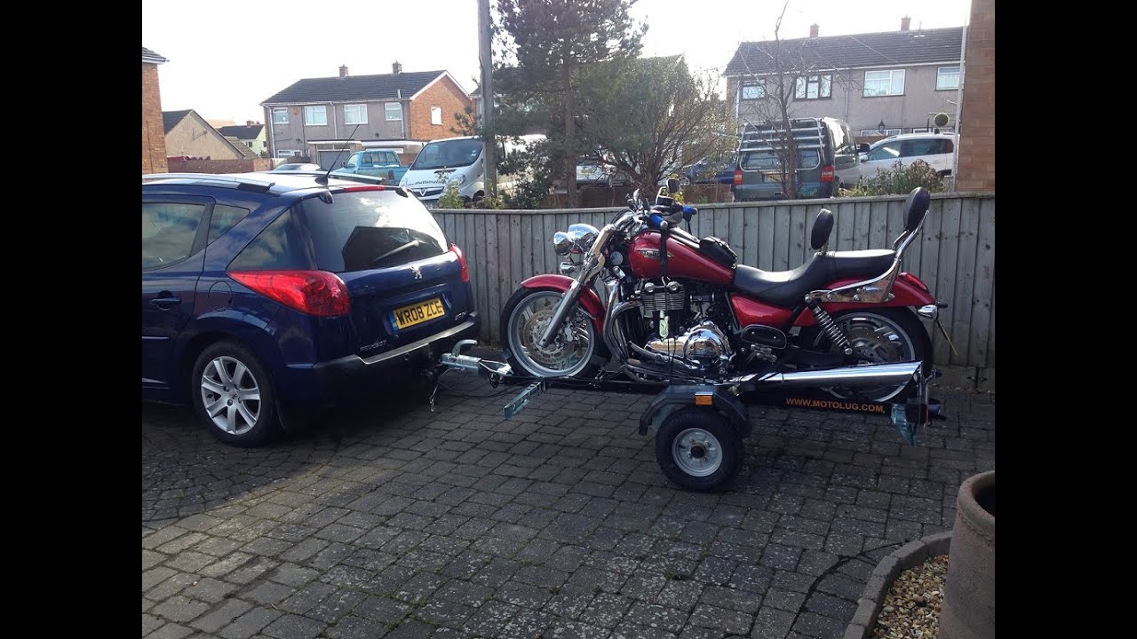 Motolug HDE Motorcycle Trailer