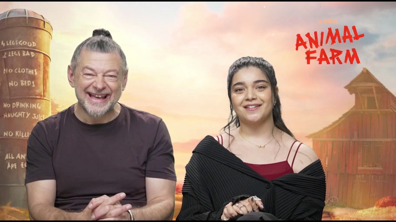 Andy Serkis i Iman Vellani o Folwarku zwierzęcym, dzisiejszym społeczeństwie i tym, czego dzieci ...