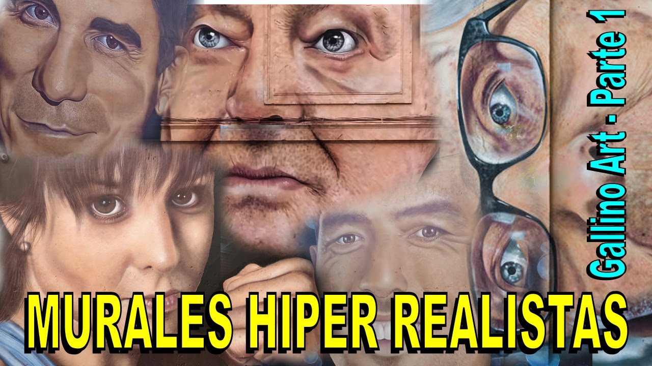Murales hiper realistas - Gallino Art Parte1 #Montevideo #Uruguay