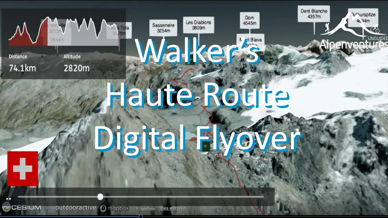 Walker's Haute Route Digital Flyover